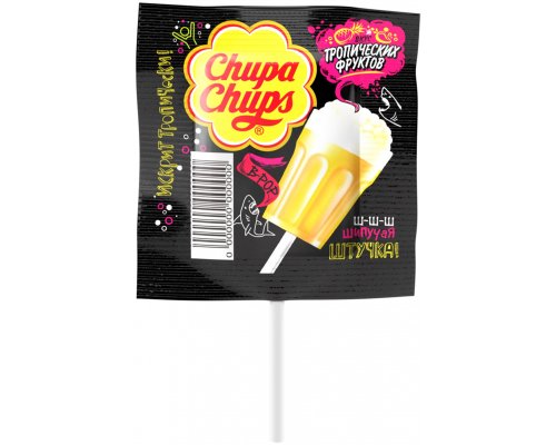 Карамель CHUPA CHUPS B-POP со вкусом тропических фруктов, 15г, Китай, 15 г