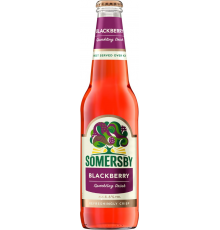 Напиток пивной SOMERSBY Blackberry пастеризованный, 4,6%, 0.4л, Россия, 0.4 L