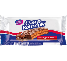 Печенье-сэндвич KONTI Супер Контик шоколад, 100г, Россия, 100 г