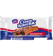 Печенье-сэндвич KONTI Супер Контик шоколад, 100г, Россия, 100 г