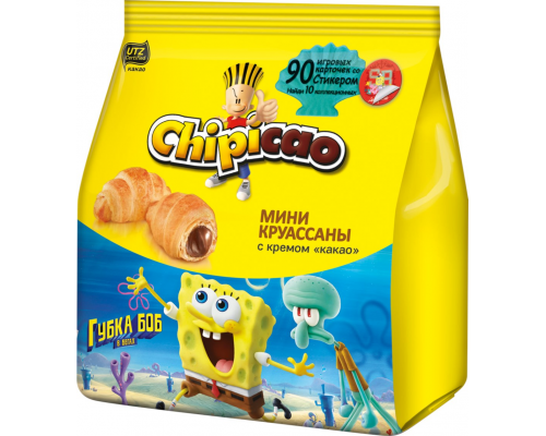 Круассаны CHIPICAO Mini с кремом Какао, 50г, Россия, 50 г