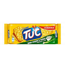 Крекер TUC Sour Cream and Onion Сметана и лук, 100г, Россия, 100 г