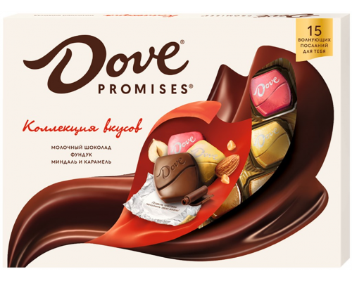 Набор конфет DOVE Promises Ассорти, 118г, Россия, 118 г