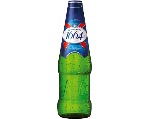 Пиво светлое KRONENBOURG 1664 пастеризованное, 4,5%, 0.46л, Россия, 0.46 L