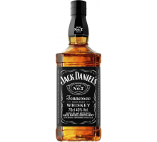 Виски JACK DANIEL'S Tennessee Whiskey зерновой, 40%, 0.7л, США, 0.7 L