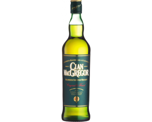 Виски CLAN MACGREGOR Шотландский купажированный, 40%, 0.5л, Великобритания, 0.5 L