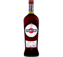 Напиток ароматизированный MARTINI Rosso виноградосодержащий из виноградного сырья красный сладкий, 1л, Италия, 1 L