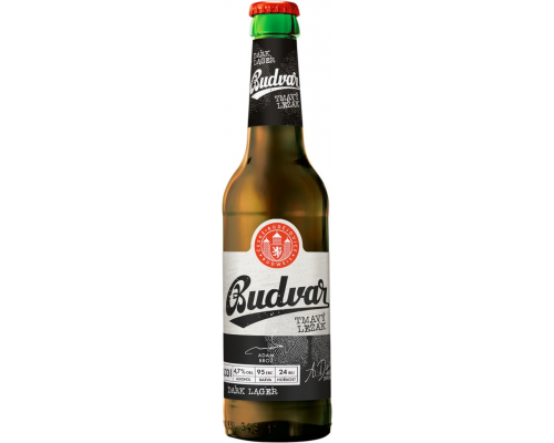 Пиво темное BUDWEISER Budvar фильтрованное пастеризованное, 4,7%, 0.5л, Чехия, 0.5 L