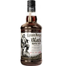 Напиток спиртной CAPTAIN MORGAN Black Spiced на основе невыдержанного рома, 40%, 0.7л, Великобритания, 0.7 L