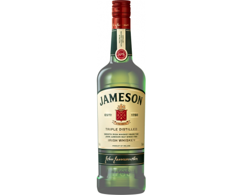 Виски JAMESON Ирландский купажированный 40%, 0.7л, Ирландия, 0.7 L