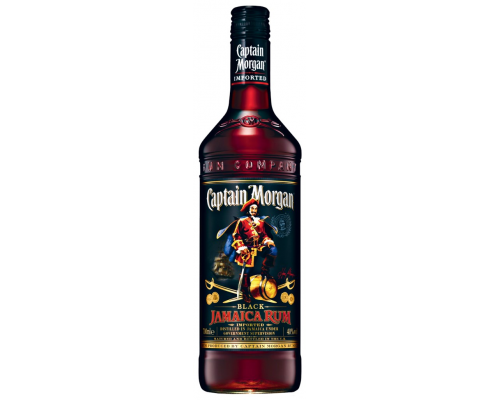 Ром CAPTAIN MORGAN Dark невыдержанный 40%, 0.7л, Великобритания, 0.7 L