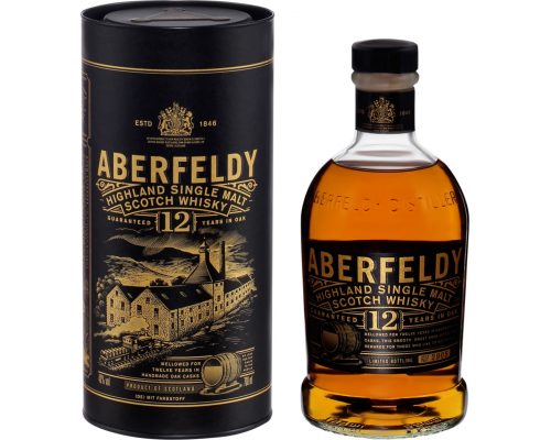 Виски ABERFELDY 12 лет, 40%, п/у, 0.7л, Великобритания, 0.7 L