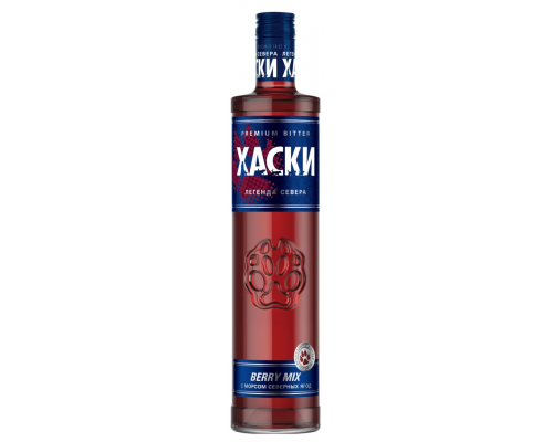 Настойка ХАСКИ Berry Mix горькая 40%, 0.5л, Россия, 0.5 L