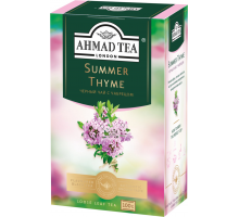 Чай черный AHMAD TEA Summer Thyme с чабрецом байховый листовой, 100г, Россия, 100 г