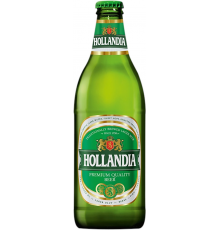 Пиво светлое HOLLANDIA фильтрованное пастеризованное, 4,8%, 0.45л, Россия, 0.45 L