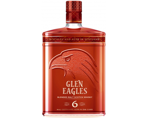 Виски GLEN EAGLES 6 лет солодовый, 40%, 0.5л, Россия, 0.5 L