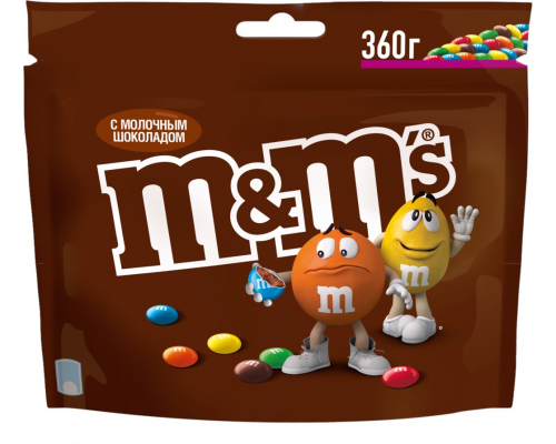 Драже M&M'S Шоколад, 360г, Россия, 360 г