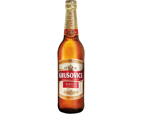 Пиво светлое KRUSOVICE Svetle пастеризованное, 4,2%, 0.45л, Россия, 0.45 L