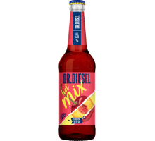 Напиток пивной DR.DIESEL Hot Mix Вишня, персик пастеризованный, 6%, 0.45л, Россия, 0.45 L