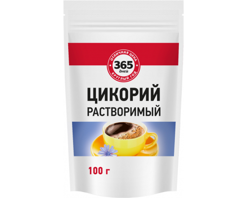 Цикорий растворимый 365 ДНЕЙ порошкообразный, 100г, Россия, 100 г