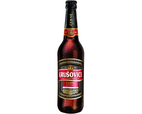 Пиво темное KRUSOVICE Cerne пастеризованное, 4,1%, 0.45л, Россия, 0.45 L