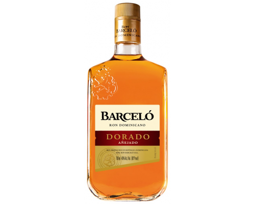 Ром BARCELO Dorado выдержанный 37,5–40%, 0.7л, Доминик. респ., 0.7 L