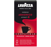 Кофе молотый в капсулах LAVAZZA Espresso Armonico натуральный жареный, 10кап, Италия, 10 кап