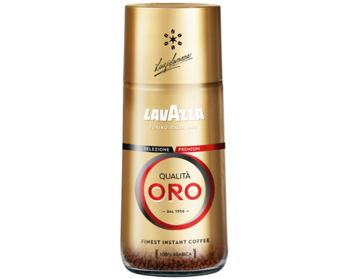 Кофе растворимый LAVAZZA Qualita ORO натуральный сублимированный, ст/б, 95г, Польша, 95 г