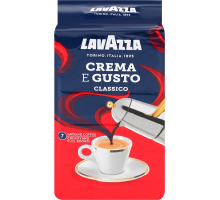 Кофе молотый LAVAZZA Crema e Gusto натуральный жареный, 250г, Италия, 250 г