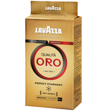 Кофе молотый LAVAZZA Qualita ORO натуральный жареный, 250г, Италия, 250 г