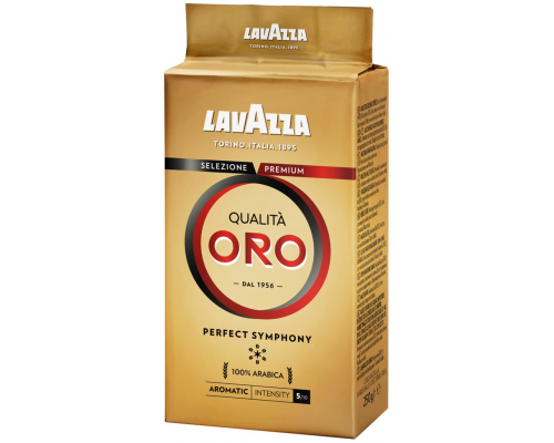 Кофе молотый LAVAZZA Qualita ORO натуральный жареный, 250г, Италия, 250 г