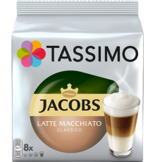 Напиток кофейный в капсулах TASSIMO Jacobs Latte Macchiato Classico, 16кап, Германия, 16 кап