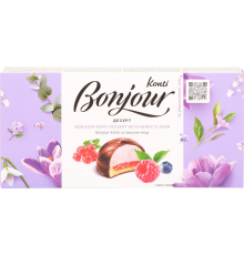 Десерт BONJOUR Konti со вкусом ягод, 232г, Россия, 232 г