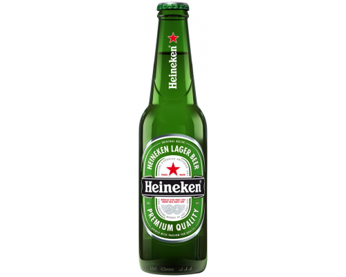 Пиво светлое HEINEKEN, 4,8%, 0.33л, Россия, 0.33 L