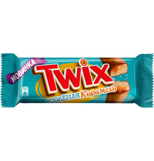 Батончик Twix Соленая карамель 55г, Россия, 55 г