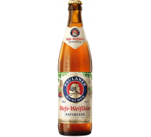 Пиво светлое PAULANER Hefe-weissbier нефильтрованное пастеризованное, 5,5%, 0.5л, Германия, 0.5 L