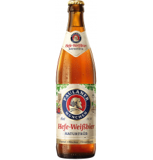 Пиво светлое PAULANER Hefe-weissbier нефильтрованное пастеризованное, 5,5%, 0.5л, Германия, 0.5 L