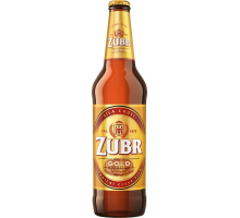 Пиво светлое ZUBR Gold фильтрованное пастеризованное, 4,6%, 0.5л, Чехия, 0.5 L