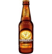 Напиток пивной GRIMBERGEN Double ambree пастеризованный, 6,5%, 0.33л, Польша, 0.33 L