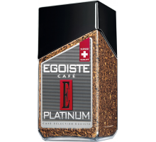 Кофе растворимый EGOISTE Platinum сублимированный, ст/б, 100г, Швейцария, 100 г