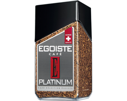 Кофе растворимый EGOISTE Platinum сублимированный, ст/б, 100г, Швейцария, 100 г