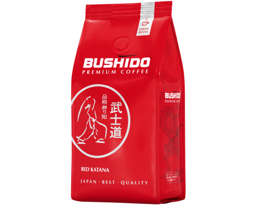 Кофе зерновой BUSHIDO Red Katana Beans Pack, 227г, Нидерланды, 227 г