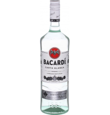 Ром BACARDI Carta Blanca невыдержанный, 40%, 1л, Италия, 1 L