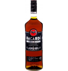 Ром BACARDI Carta Negra выдержанный, 40%, 1л, Италия, 1 L