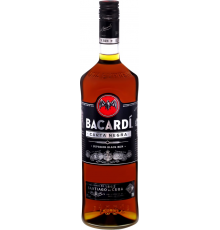 Ром BACARDI Carta Negra выдержанный, 40%, 0.7л, Италия, 0.7 L