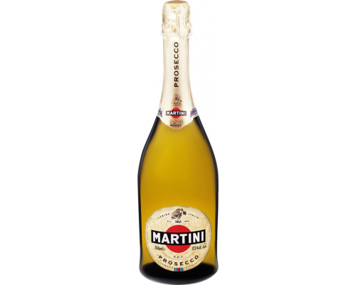 Вино игристое MARTINI Prosecco белое сухое, 0.75л, Италия, 0.75 L