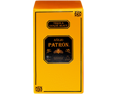 Текила PATRON Anejo 40%, п/у, 0.75л, Мексика, 0.75 L