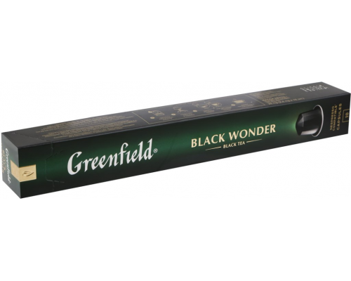 Чай черный в капсулах GREENFIELD Black Wonder, 10кап, Россия, 10 кап