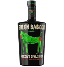 Джин GREEN BABOON 43%, 0.7л, Россия, 0.7 L