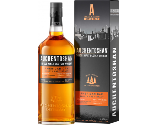 Виски AUCHENTOSHAN American Oak 40%, п/у, 0.7л, Великобритания, 0.7 L